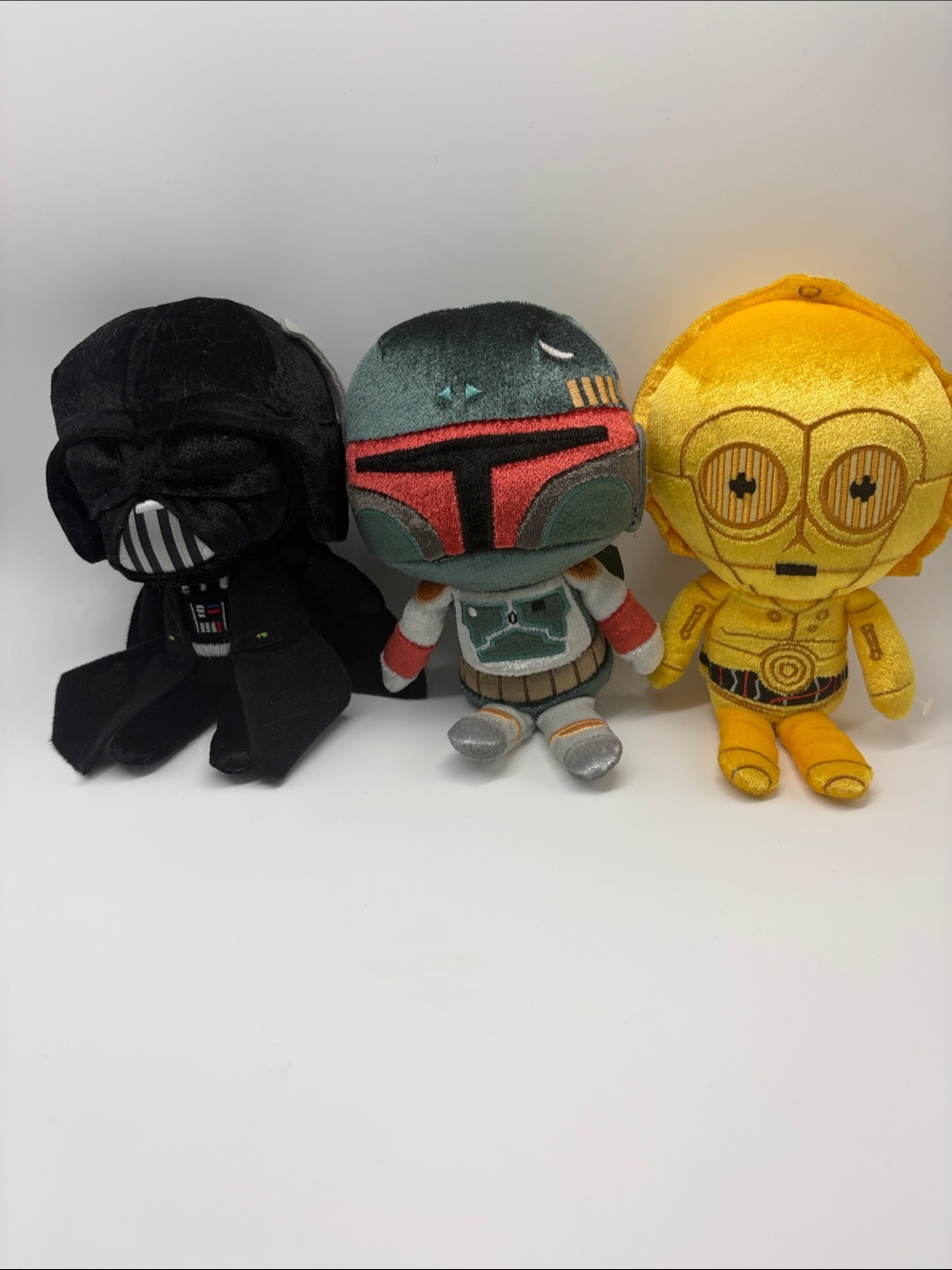 Star Wars 6” Plush Trio - Darth Vader, Boba Fett, C-3P0 - Funko Kids Fandom